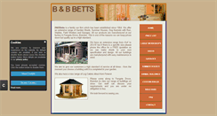 Desktop Screenshot of bettssheds.co.uk